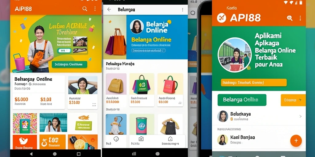 Antarmuka API88 yang menarik untuk belanja online.