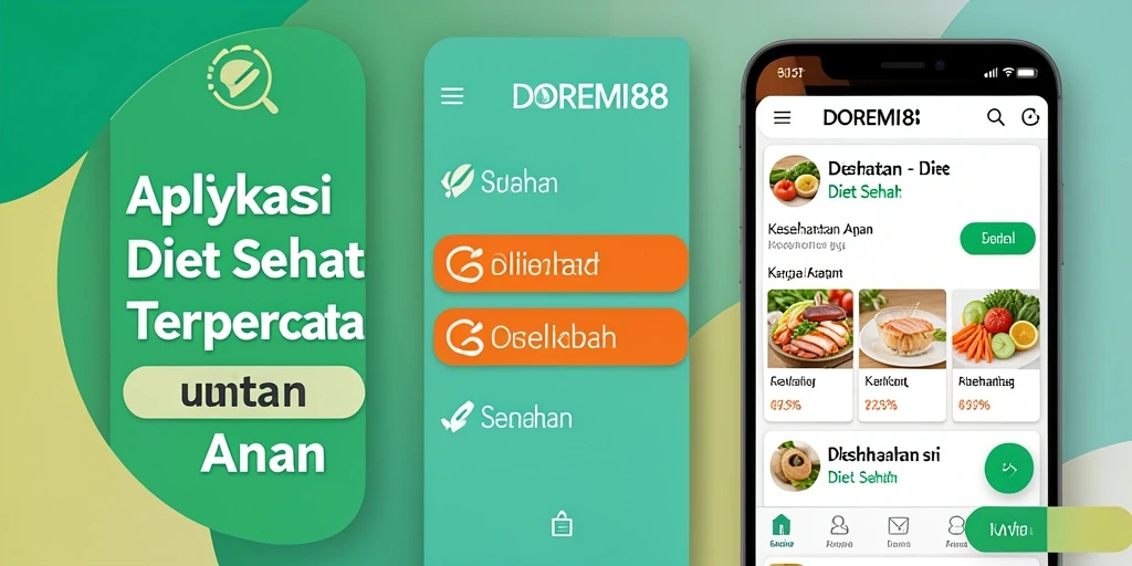 Tampilan antarmuka DOREMI88 yang menarik dan fungsional untuk diet sehat.