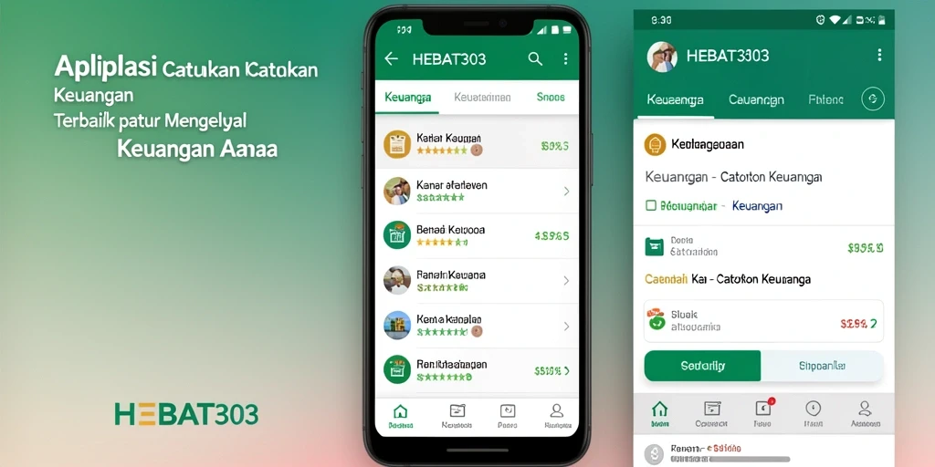 Tampilan antarmuka HEBAT303 yang sederhana dan intuitif.