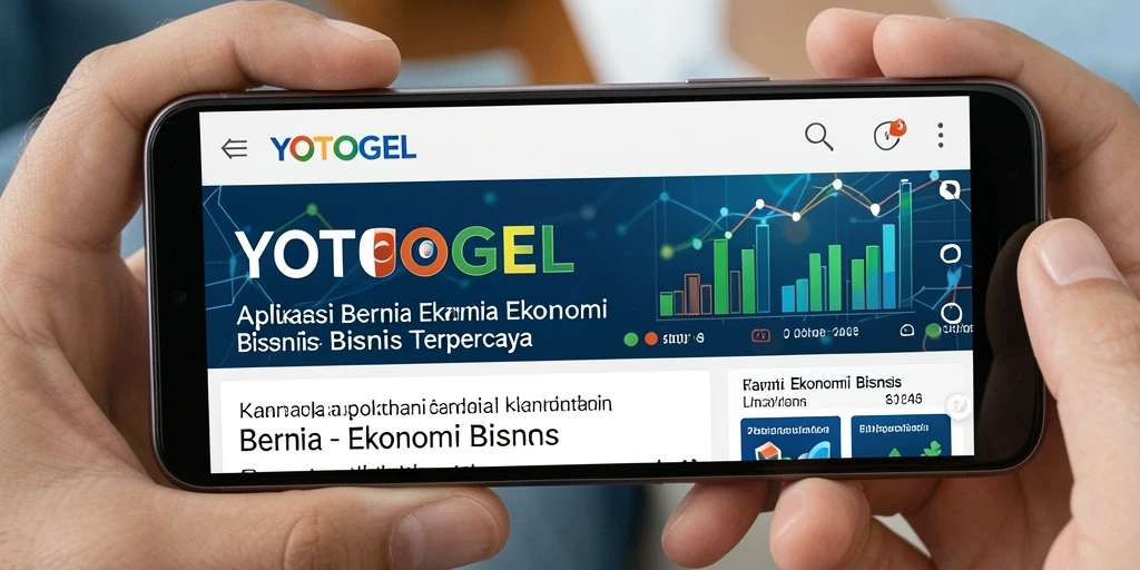 Tampilan antarmuka aplikasi YOTOGEL dengan informasi bisnis terkini.